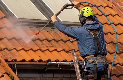 Démoussage et hydrofuge de toiture à Castirla